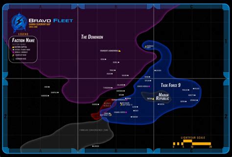 Gamma Quadrant Map - Anura Sims Database