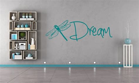 Dragonfly wall decal, dream wall decal, dragonfly wall art, dragon fly ...