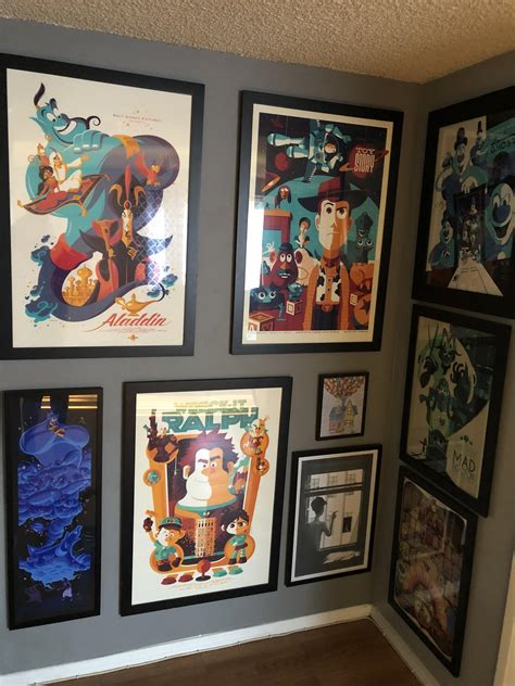 Wanted to share my Disney art collection : r/disney