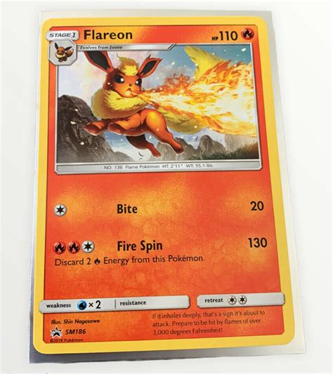 Mavin | Flareon SM186 Promo Pokemon Card Pokemon NEW