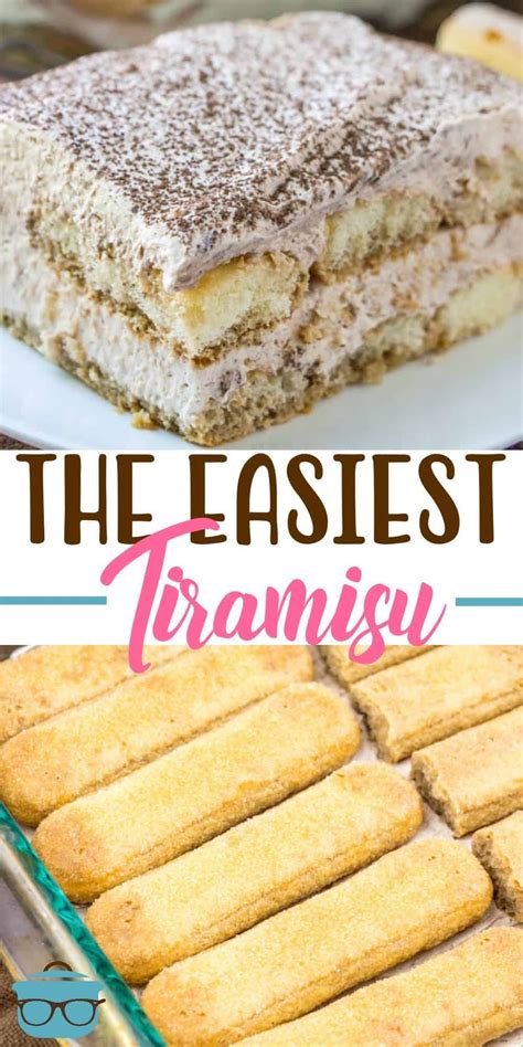 THE EASIEST TIRAMISU DESSERT (+Video) | Recipe | Lady fingers dessert, Dessert recipes easy ...