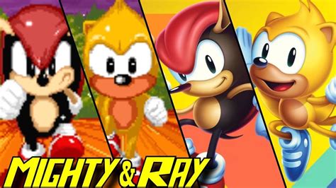 Evolution of Mighty & Ray in Sonic Games (1992-2018) - YouTube