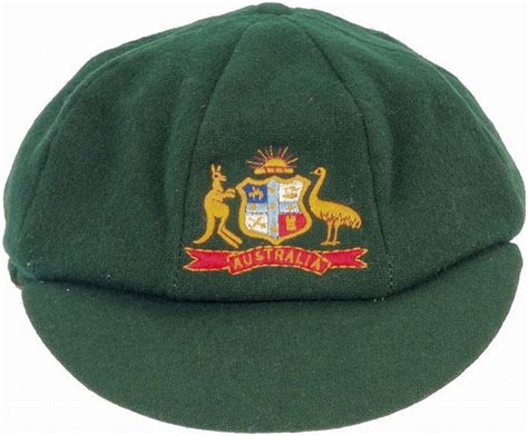 Australian Test Cap with Coat-of-Arms Embroidery - Sporting - Cricket - Memorabilia