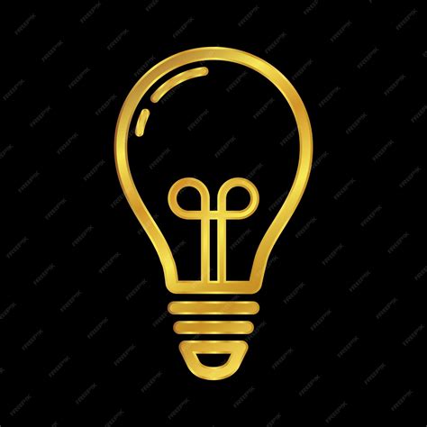 Premium Vector | Free vector light bulb logo template