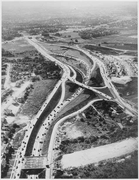 File:Aerial view of a complex of Long Island highways that provide access to New York City, ca ...