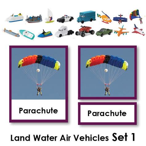 Land Air Water Vehicles Set 1