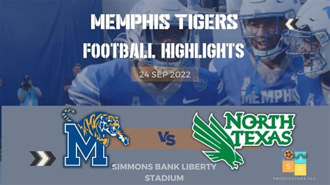 Memphis Tigers Vs North Texas Football Highlights 2022 - Win Big Sports