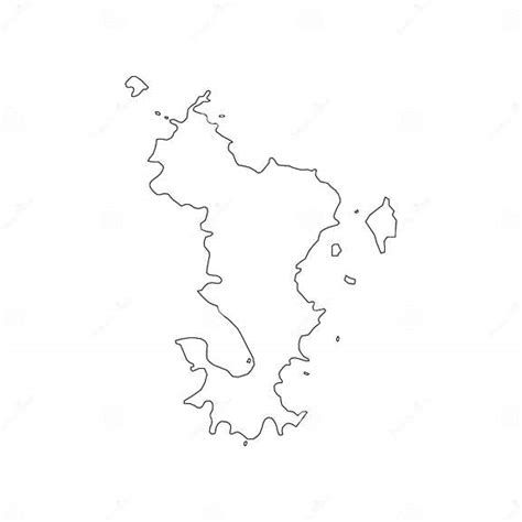 Mayotte map outline stock vector. Illustration of nation - 95014776