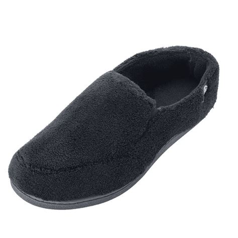 Isotoner - ISOTONER Men's Microterry Slip-On Slippers - Walmart.com - Walmart.com