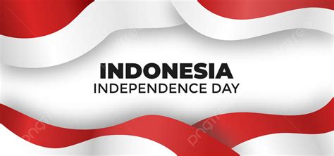 Background Spanduk Atau Poster Bendera Nasional Indonesia 3d Bergelombang Untuk Hari Kemerdekaan ...