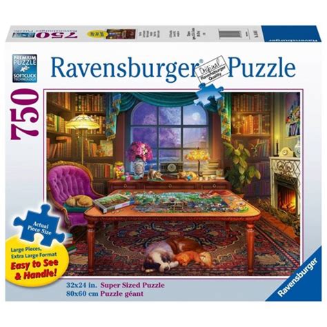 Ravensburger Cozy Puzzler's Place Large Format Jigsaw Puzzle - 750pc ...