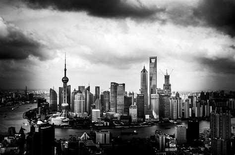 Lujiazui Skyline Shanghai Photograph by Butternbear - Fine Art America