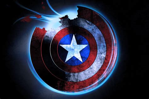 Captain America Logo Wallpapers - Top Free Captain America Logo Backgrounds - WallpaperAccess