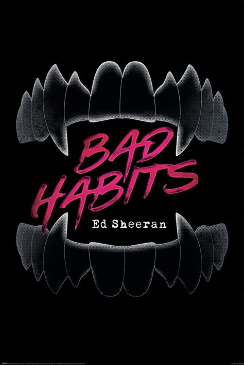 Plakat Ed Sheeran - Bad Habits | Poster an der Wand | 3+1 GRATIS | Europosters