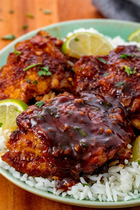 These Slow-Cooker Chicken Thighs Have The Most Addictive Sauce | Recipe ...