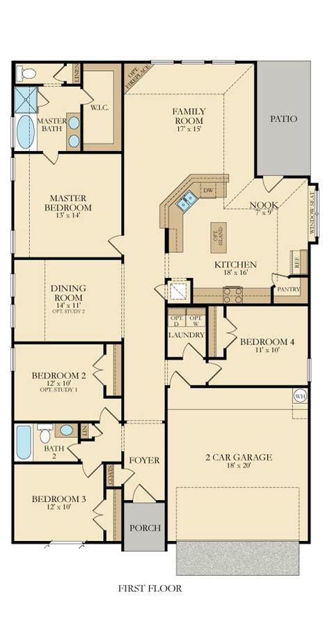 Lennar Ponderosa Floor Plan - floorplans.click