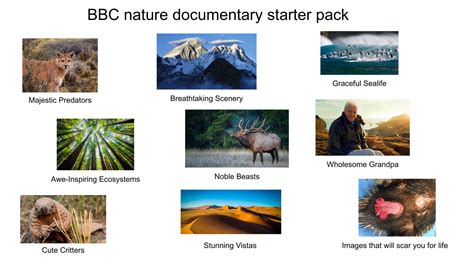 BBC nature documentary starter pack : r/starterpacks