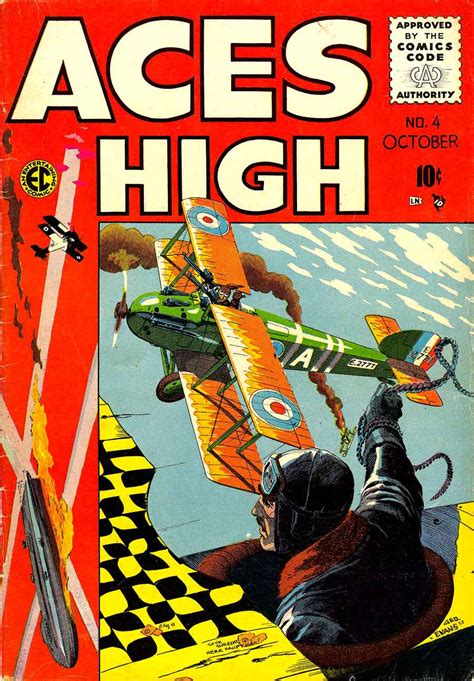 Aces High #4 - Wally Wood art - Pencil Ink