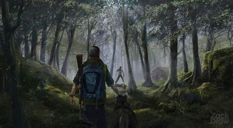 Zombie Forest Background