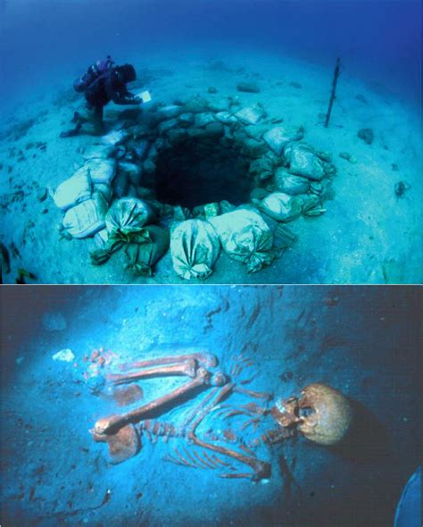 Atlit Yam is a 9000-year-old submerged Neolithic village off the coast ...