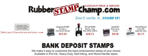 » Rubber Stamps Custom Made Rubber Stamp Champ