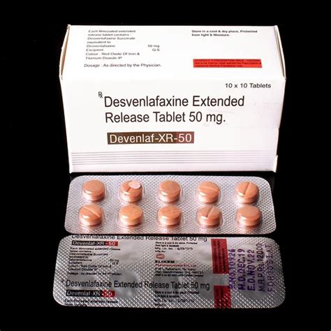 Desvenlafaxine Extended Release 50 Mg Tablets at best price in New Delhi