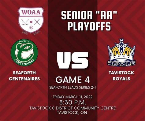 News > GAME DAY! - Fri March 11th 8:30pm in Tavistock (Tavistock Royals ...