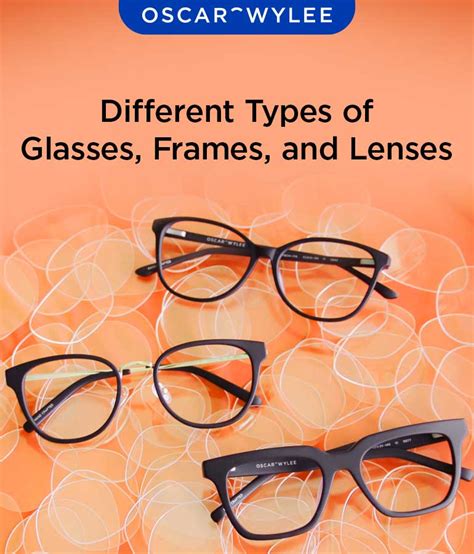 Different Types of Glasses, Frames, and Lenses