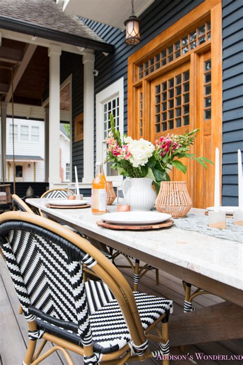 Outdoor Dining, Table Decor & the Cutest Bistro Chairs with World ...