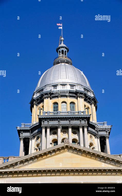 Illinois State Capitol Building Springfield Illinois Stock Photo - Alamy