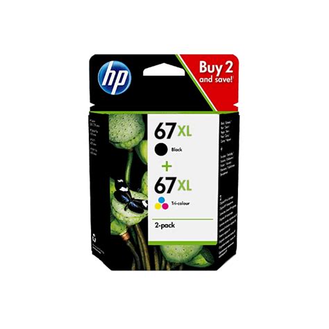 Genuine HP 67XL High Yield Ink Combo Value Pack 3YM57AA 3YM58AA | Printzone®