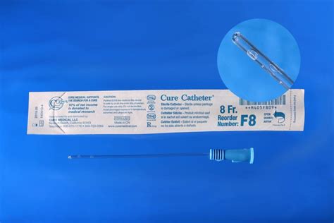 CURE F8 Female Intermittent Catheter - Straight | 8 Fr | Canada