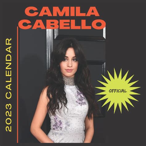 Buy Camila Cabello 2023: Official Camila Cabello 2022-2023 , With Notes ...