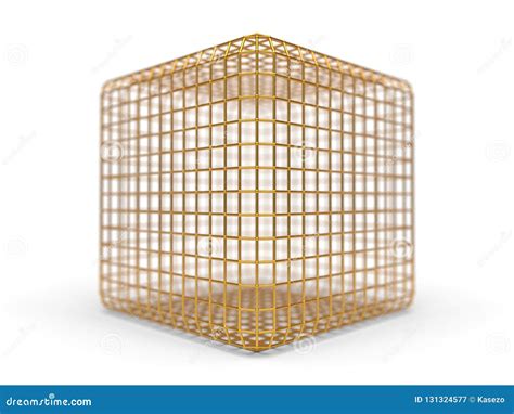 Simple Faraday Cage Design Made of Iron. 3d Illustration Stock Illustration - Illustration of ...