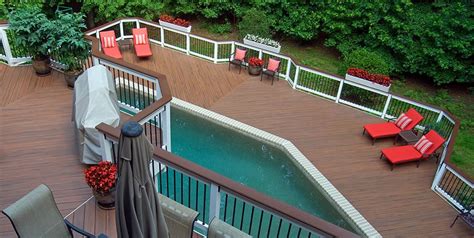 Wood Pool Decks - Landscaping Network