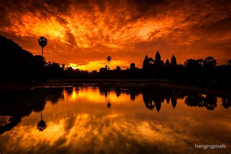 "Angkor Wat Sunrise" by hangingpixels | Redbubble