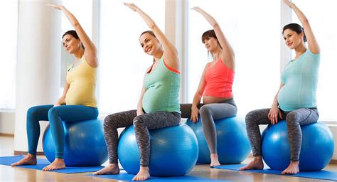 Pregnant Woman Exercising