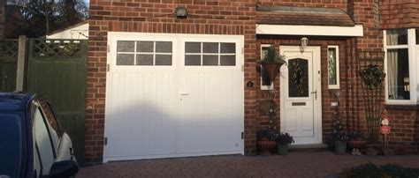 Steel side hinged garage doors