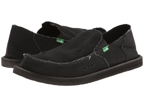 Lyst - Sanuk Vagabond (charcoal) Men's Slip On Shoes in Black for Men