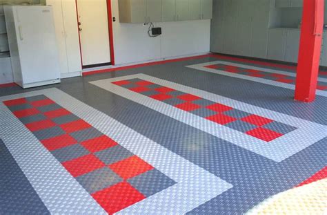 Diamondtrax Tiles - Diamond Plate Interlocking Garage Tile | Garage ...