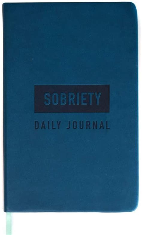 Sobriety Daily Journal - Blue Leather