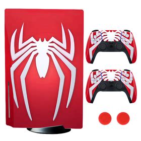 Skin Decal Sticker For PS5 Console, Controls & Joystick Caps - Spider ...