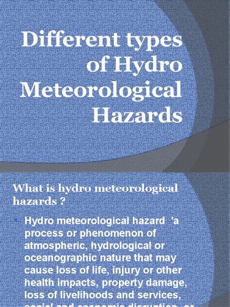 Hydro-Meteorological-Hazards-finalll.pptx | Tropical Cyclones | Hazards