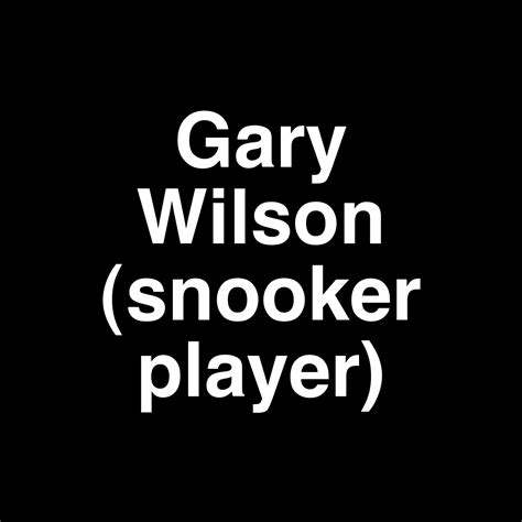 Fame | Gary Wilson (snooker player) net worth and salary income ...