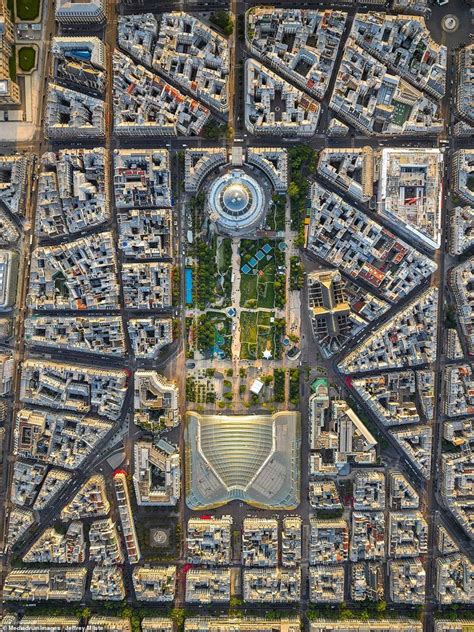 Paris from above: Eiffel Tower and Champs-Élysées in aerial pictures ...