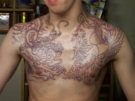 Dragon Tattoo on Chest Designs, Ideas and Meaning - Tattoos For You