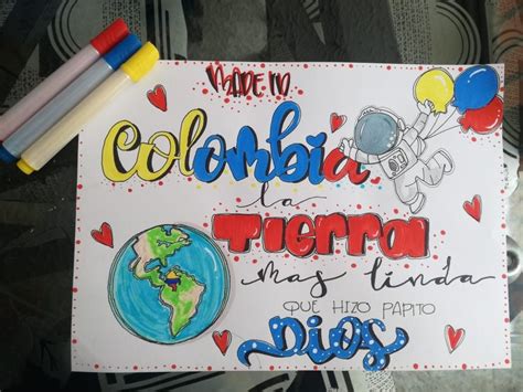 Póster de Colombia, día de la independencia de Colombia, Colombia, diy ...