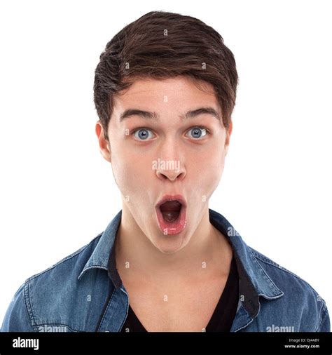 Shocked young man hi-res stock photography and images - Alamy