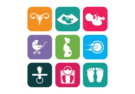 Maternity Vector Icons 142133 Vector Art at Vecteezy