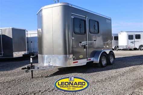 2023 Shadow Trailers 64136W-2SL-BP-E Horse Trailer | Leonard Trailers | Trailers for Sale with ...